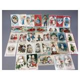 Assorted Vintage Holiday Postcards