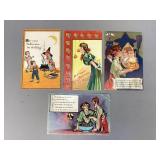 Assorted Vintage Halloween Postcards