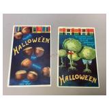 Two Ellen Clapsaddle Halloween Postcards