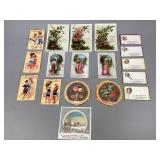 Assorted Trading Cards & Advertisements