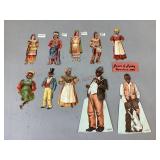 Black Americana and Native American Paper Dolls