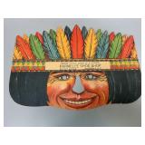 Parmelee Shoe Shop Paper Indian Mask Advertisement