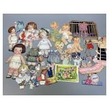 Assorted Dolly Dingle Paper Dolls & More