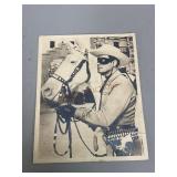 Signed Photo of The Lone Ranger