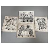 Vintage Educational Game Boards