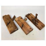 Miscellaneous Antique Wooden Moulding Planes