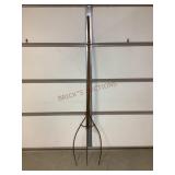 Metal and Wood Pitch Fork
