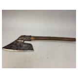 German Goosewing Axe- Stamped Oxen Head