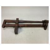 Antique Wooden Panel Gauge