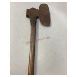 Antique Broad Hewing Axe
