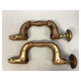 Sheffield Style Wood & Brass Brace Hand Drill