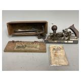 Stanley No. 45 Wood Plane with Assorted Blades