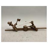 Antique Hand Carved Wood Folk Art Toy