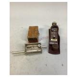 Stanley No. 220 Block Plane & No. 95 Butt Gauge