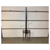 Wooden Four Tine Pitch Fork