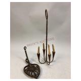 Primitive 4-Arm Wall Sconce & Trivet