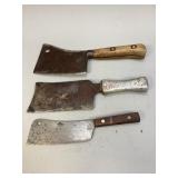 Miscellaneous Vintage Meat Cleavers