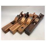 Assorted Antique Wooden Jointer Planes