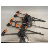 Six Great Neck Clamps