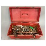 Tool Box with Pipe Fittings and More