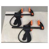 Two Great Neck Ratcheting Bar Clamps
