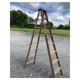 8ï¿½ Wooden Stepladder