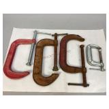 Assorted Size Metal C-Clamps