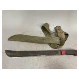 Machete with Sheath