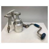 Pneumatic Paint Spray Gun & Ratcheting Hand Drill