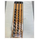 3-Piece High-Carbon Steel Ship Auger Drill Bits