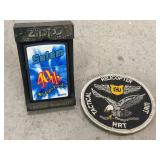 Salem Anniversary Lighter & THU HRT Patch