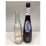 Jefferson Beverage & Coors Light Bat Glass Bottles