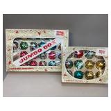Two Boxes Shiny Brite Christmas Ornaments