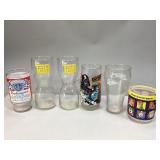 Assorted Glass & Plastic Advertisement Glassware