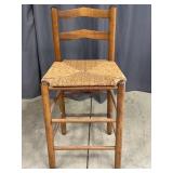 Three Whicker Bottom Stool
