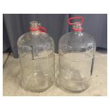 Two Glass Carboys