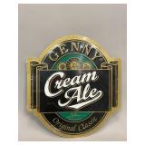 Single Sided Metal Cream Ale Sign