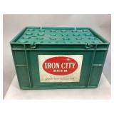 Vintage Plastic Iron City Brewing Crate