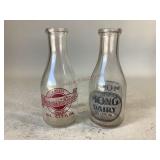 Oil City, Pa Glass Milk Bottles