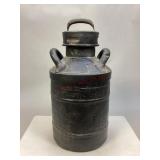 Antique 5 Gallon Metal Service Station Utility Can