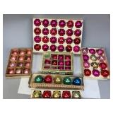 Assorted Vintage Glass Christmas Ornaments