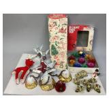 Assorted Vintage Christmas Decorations