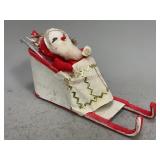 Santa in Glitter Sled
