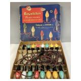Vintage Christmas Royalites 15-Light Streamer