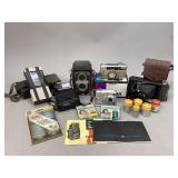 Assorted Vintage Cameras & Accessories