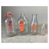 Glass Milk Bottles