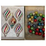 Glass and Plastic Christmas Ornaments