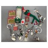 Assorted Vintage Christmas Decorations
