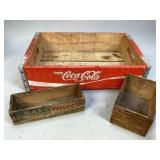 Vintage Wooden Coca-Cola Crate & More