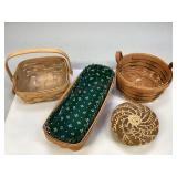 Assorted Longaberger Baskets and More